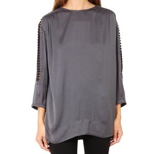 IRO Dark Gray Blouse “Clark” size 36 Small